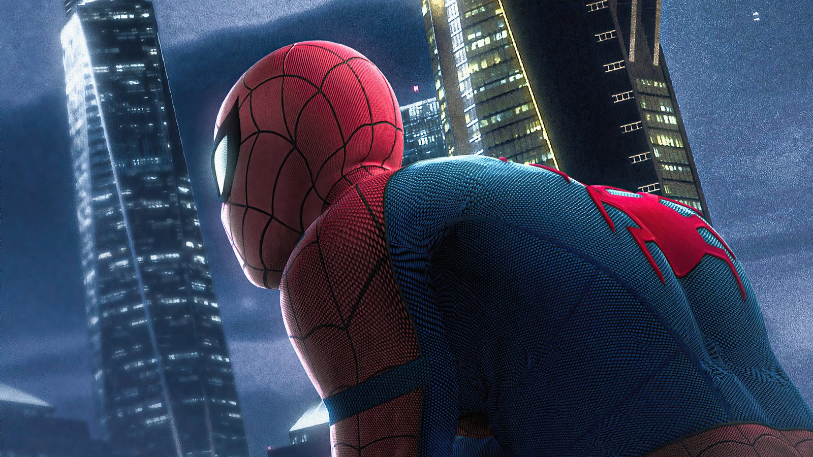 Spiderman Stark Tower 4k Wallpaper