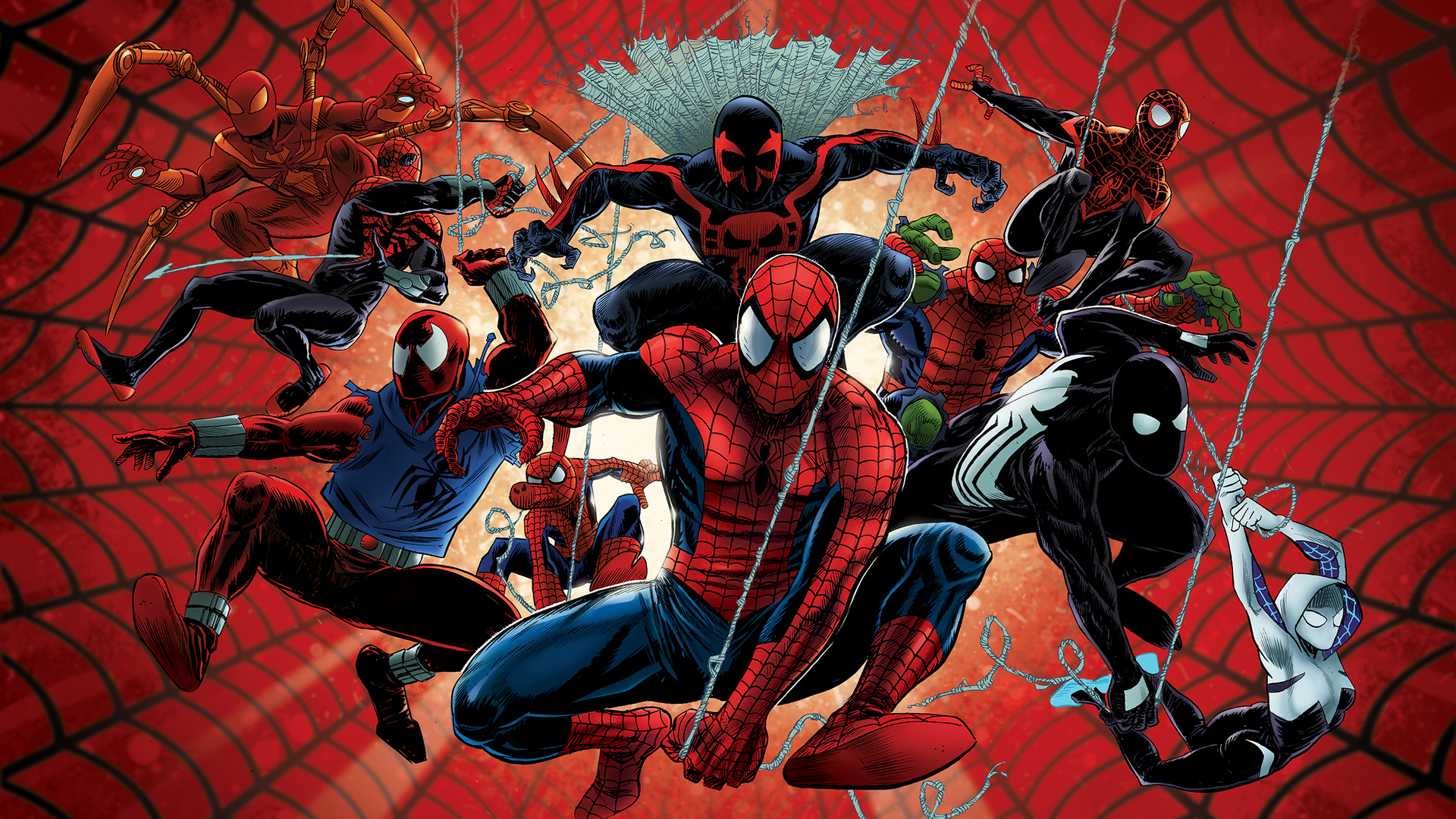 Spiderverse Spidermans Wallpaper