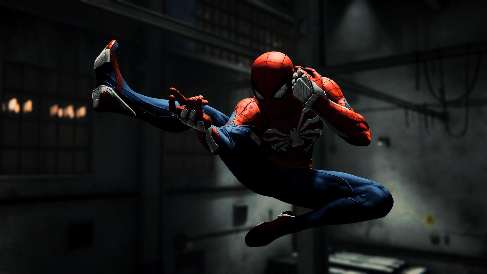 Spidey PS4 4K Wallpaper