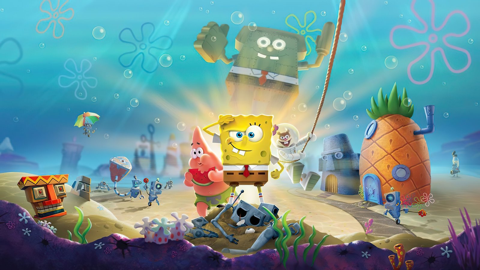 SpongeBob SquarePants Battle For Bikini Bottom Rehydrated Wallpaper