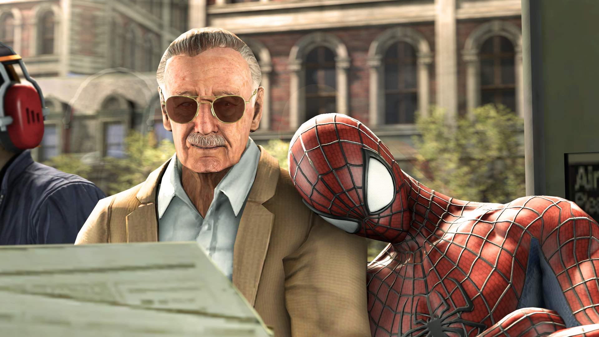 Stan Lee And Spiderman Wallpaper