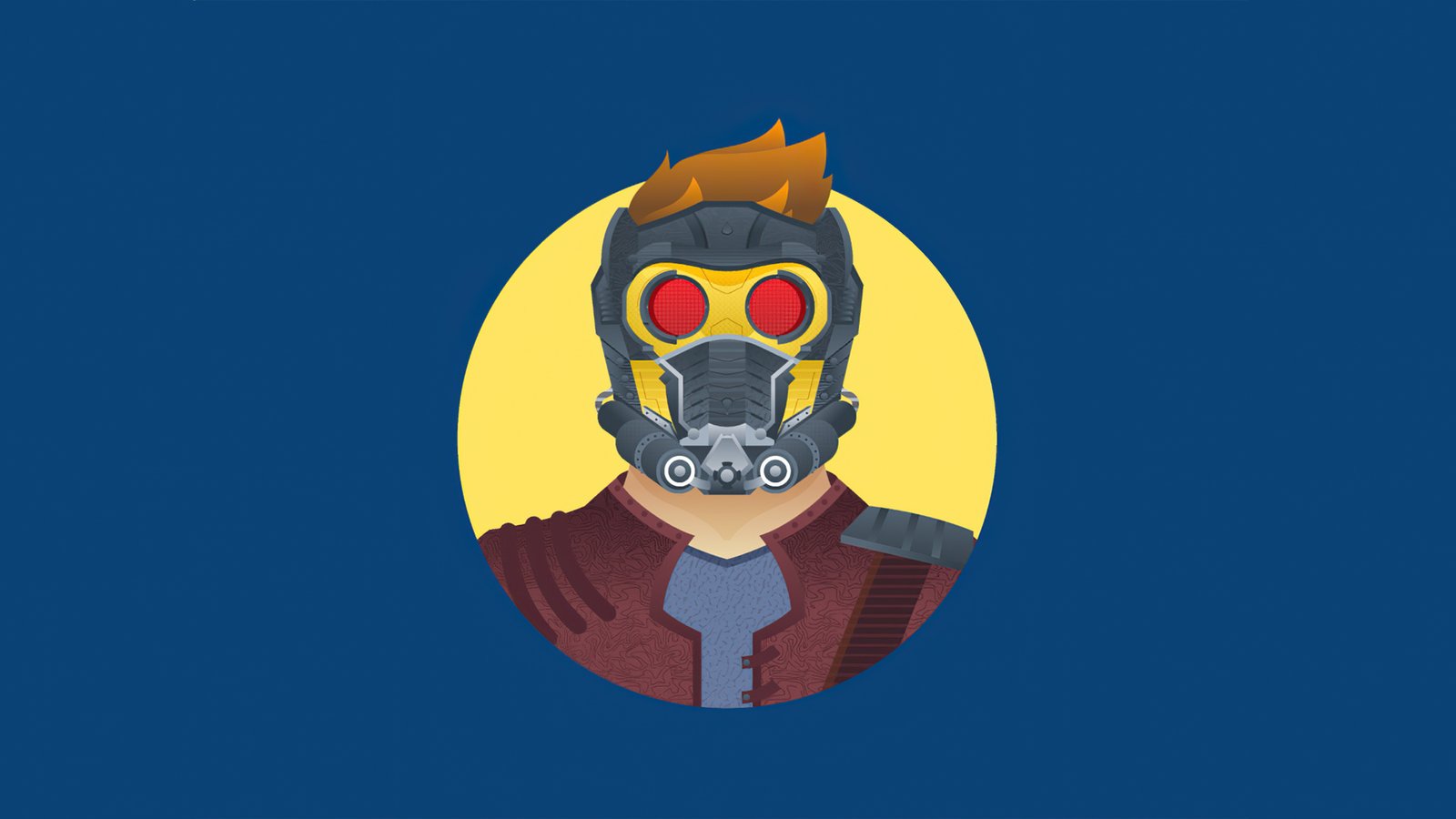 Star Lord 4k Minimalism Wallpaper