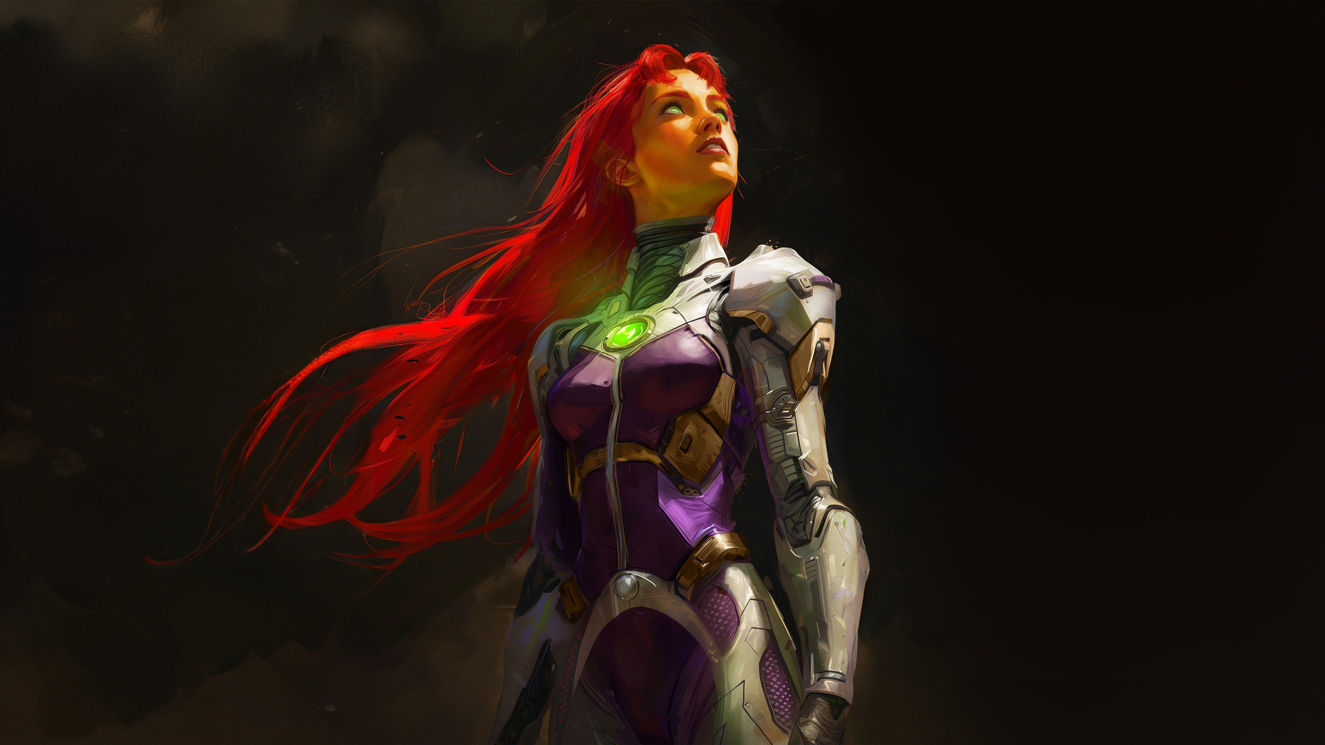 Starfire Artistry Wallpaper