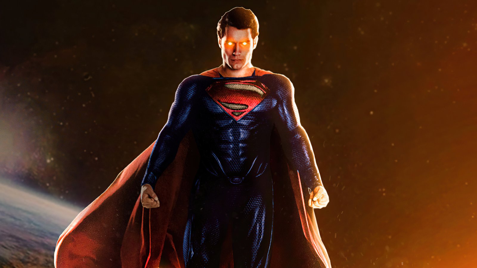 Superman Above Earth 5k Wallpaper