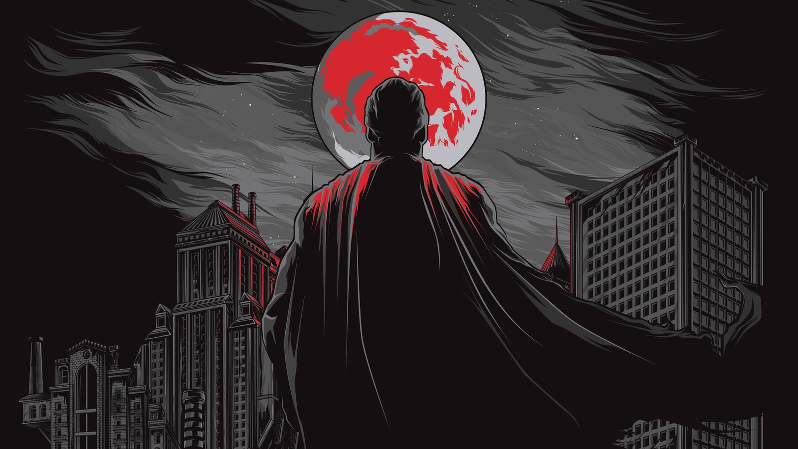 Superman Dark Art Wallpaper