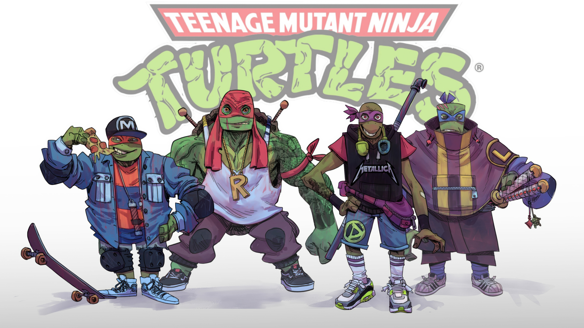 Teenage Mutant Ninja Turtles Team Wallpaper