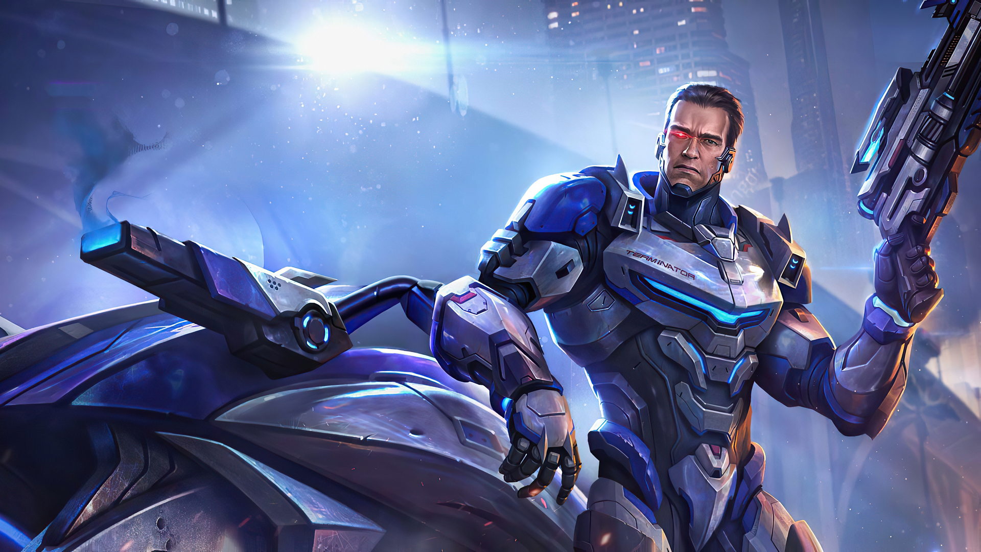 Terminator Cyber Garena Contra Returns Wallpaper