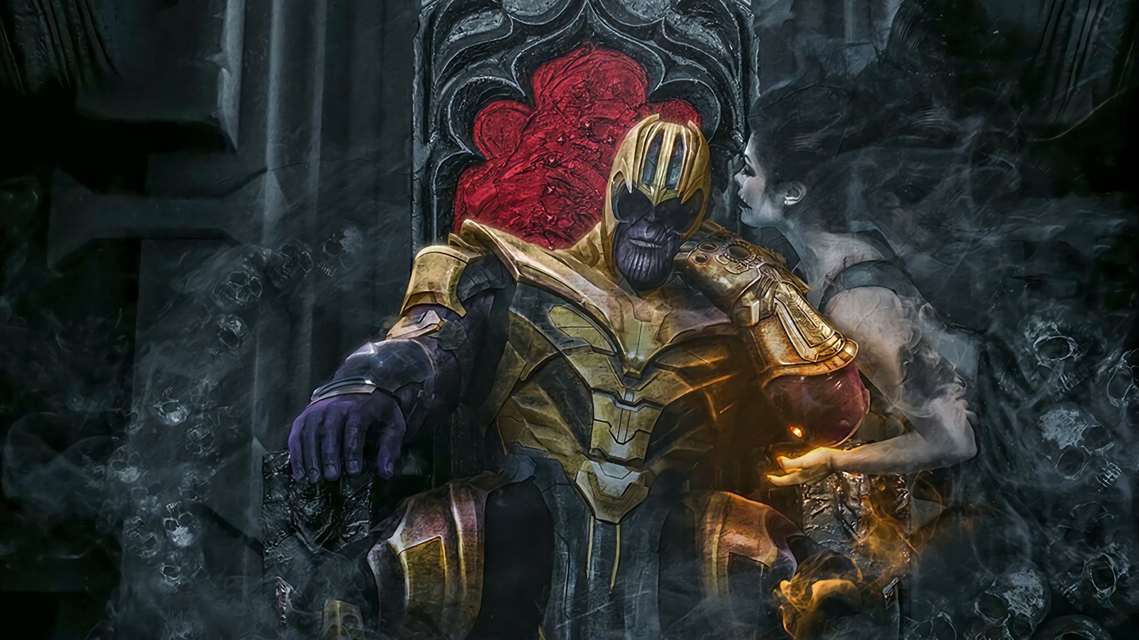 Thanos Black Souls Wallpaper