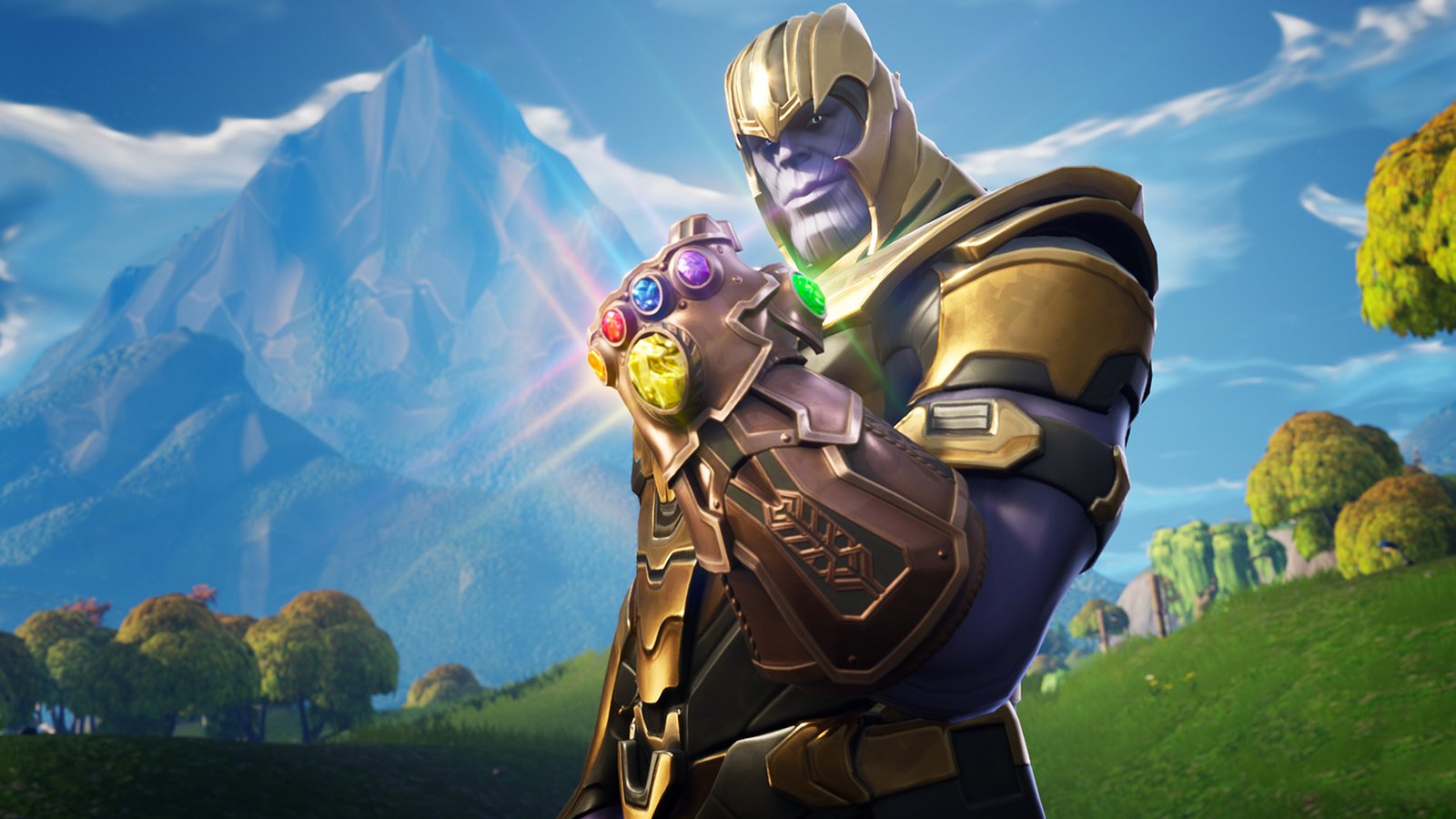 Thanos In Fortnite Battle Royale Wallpaper