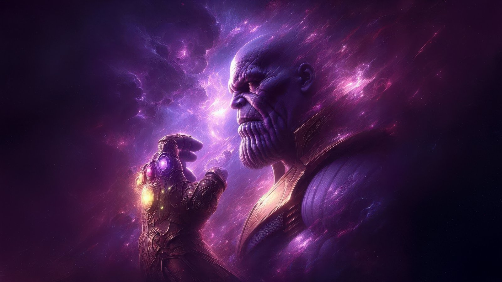 Thanos Infinite Power Wallpaper