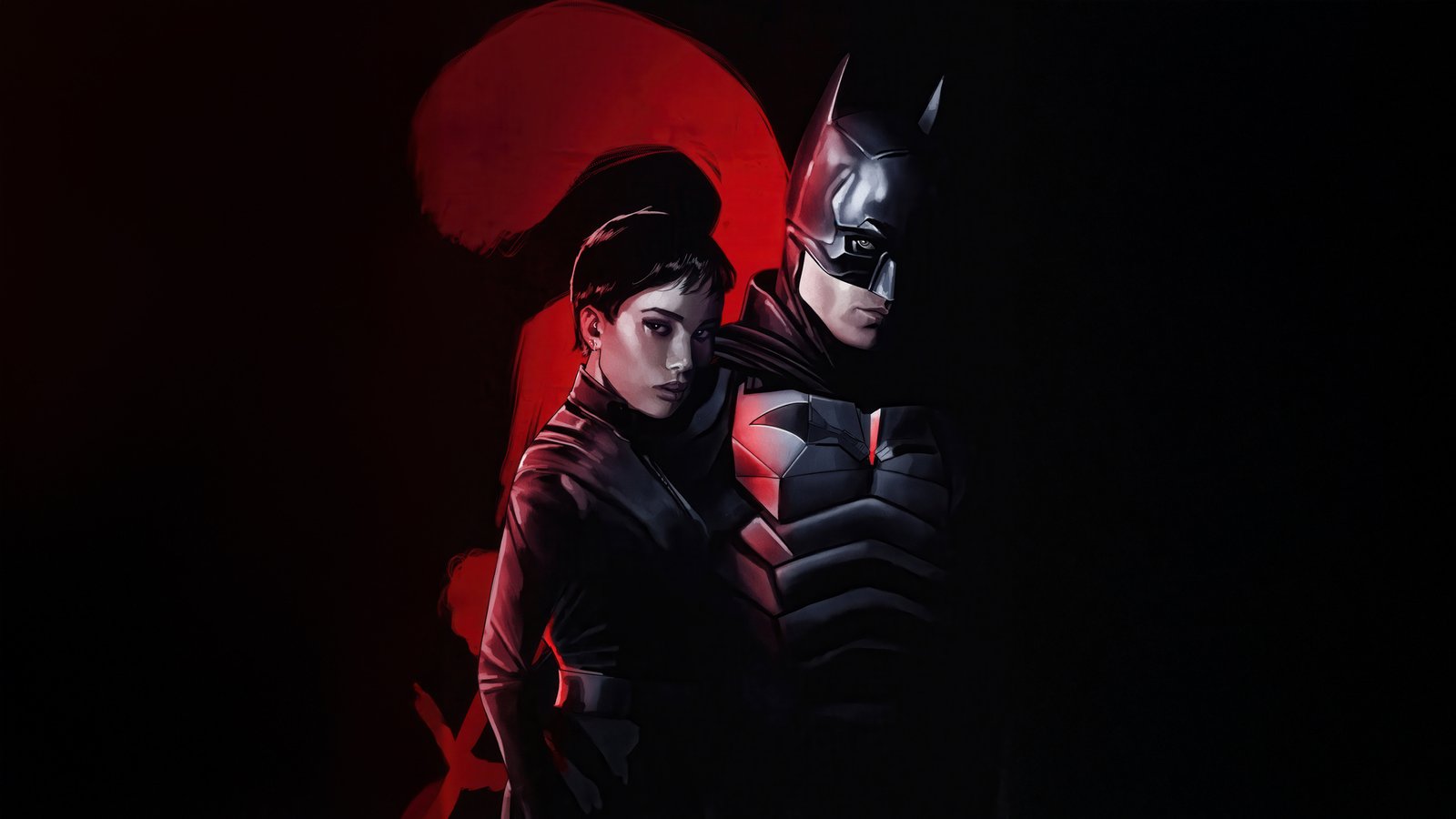 The Batman X Catwoman Dark Symphony Wallpaper