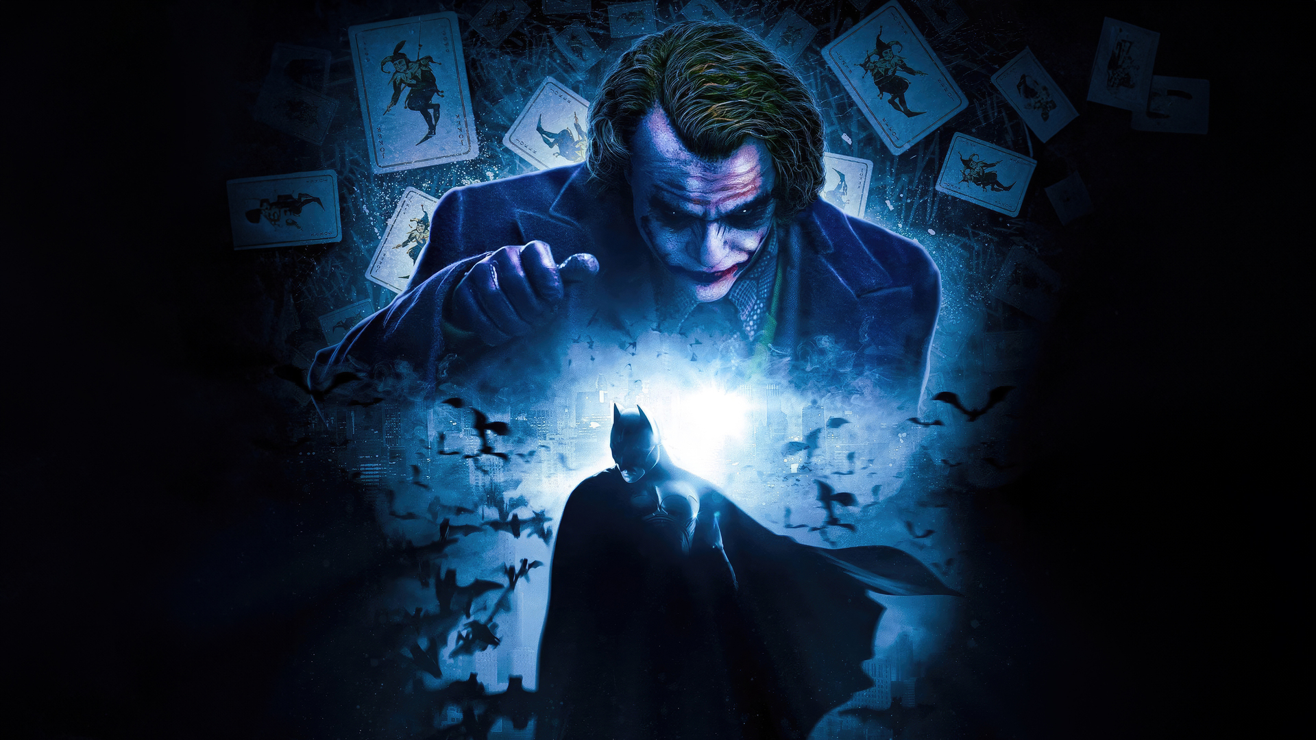 The Joker Batman Showdown Wallpaper