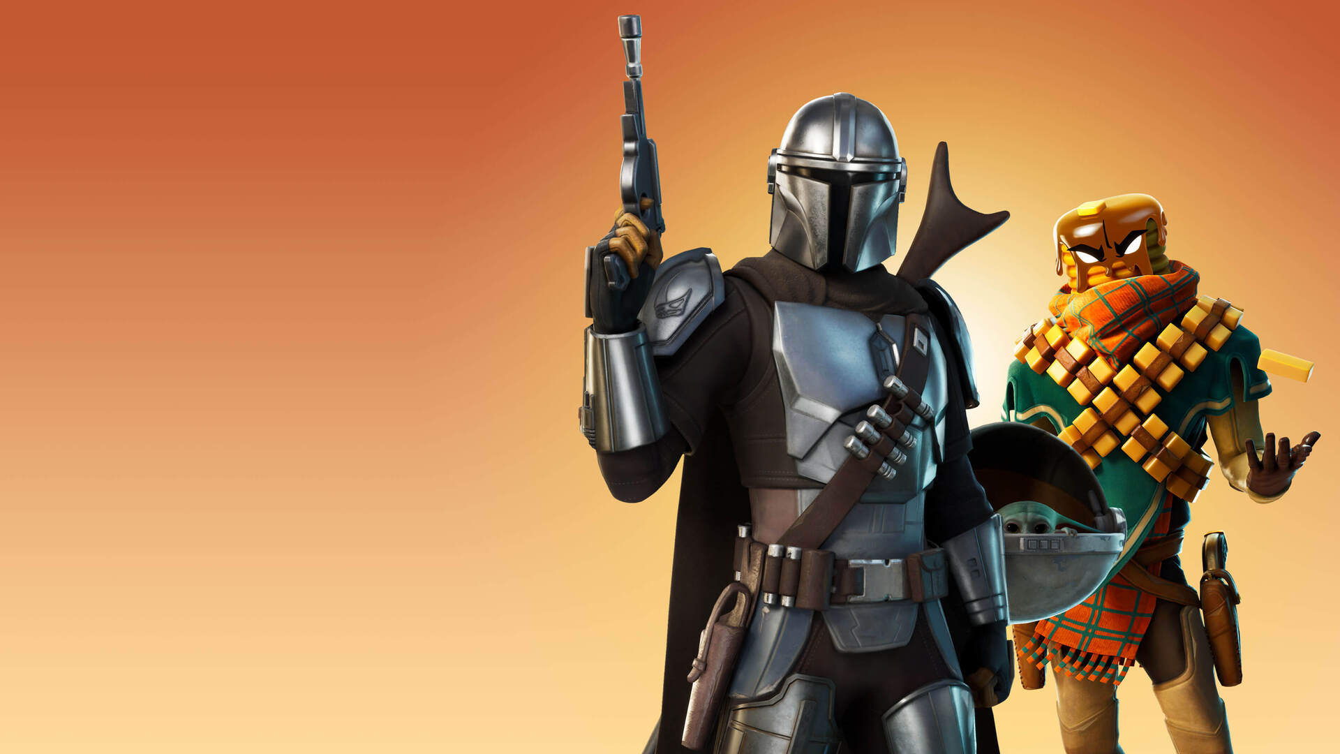 The Mandalorian Fornite BATTLE ROYALE 4k Wallpaper