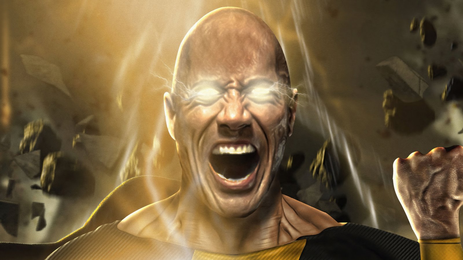 The Rock Black Adam 4k Wallpaper