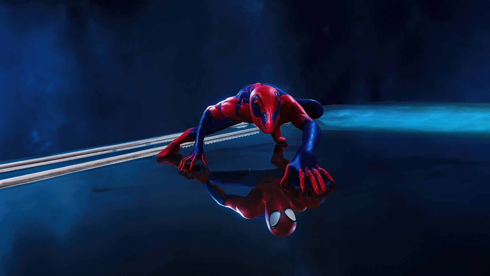 The Scarlet Spider In Marvels Spider Man Game Wallpaper