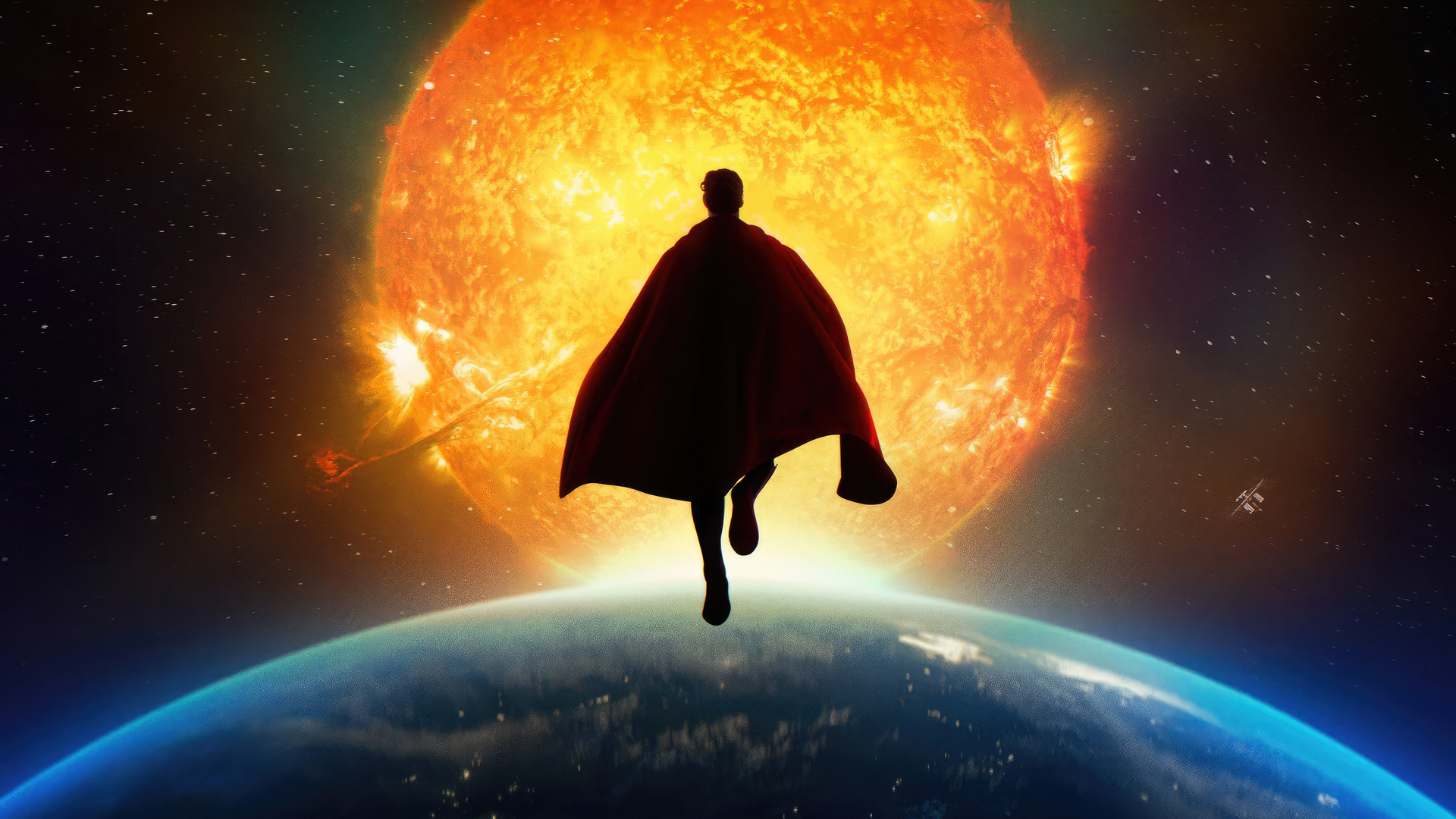 The Superman Guardian Of Metropolis Wallpaper