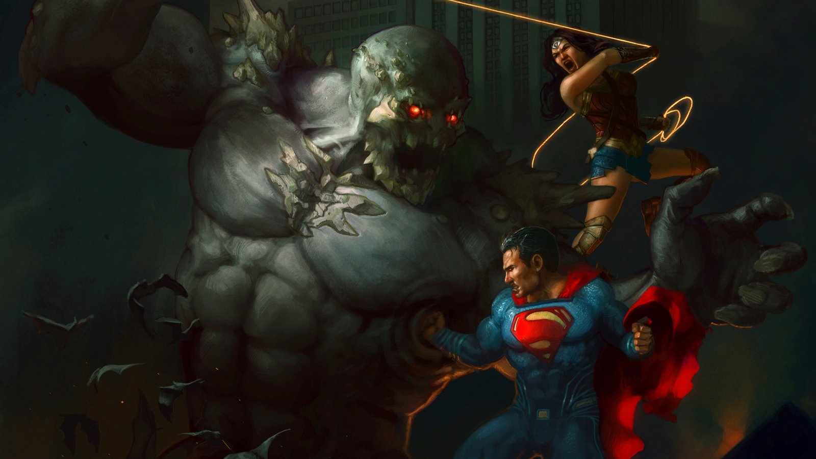 The Trinity Vs Doomsday Art Wallpaper