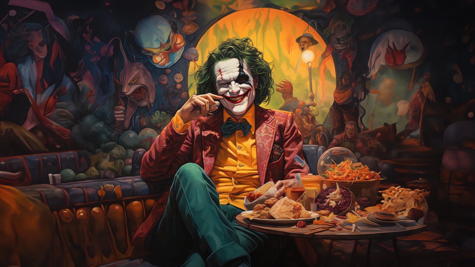 The Twisted Tale Of Jokers Life Wallpaper