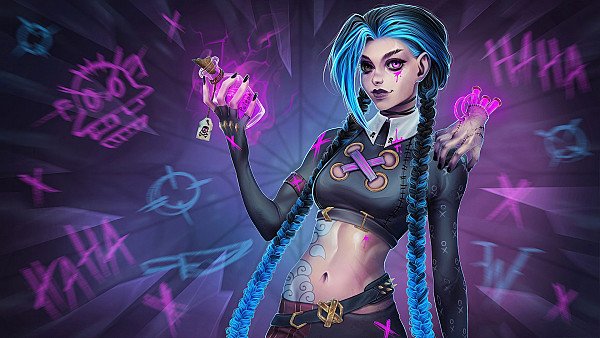 2024 League Of Legends Jinx - hdwallpaper4k