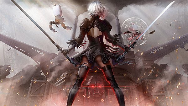 2B NieR Automata Art - hdwallpaper4k