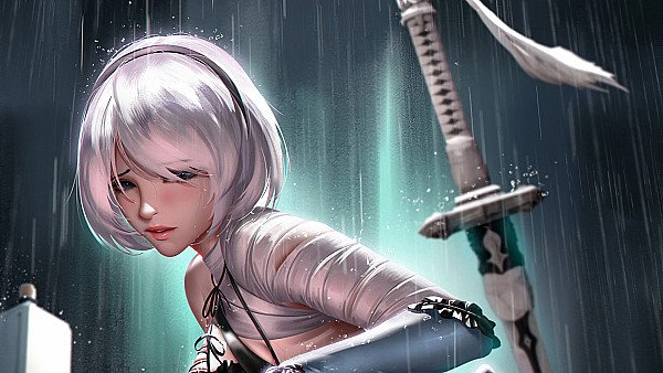 2b Nier Automata Art 4k - hdwallpaper4k