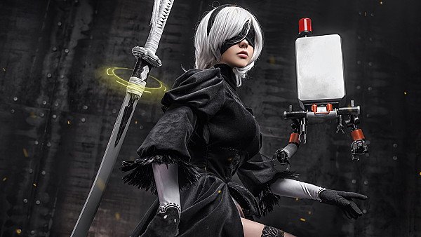 2B Nier Automata Cosplay Girl - hdwallpaper4k