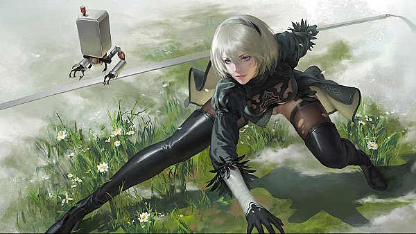 2b Nier Automata Fanartwork wallpaper