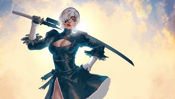 2b Nier Fanart 4k 2020 - hdwallpaper4k