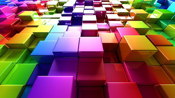 3d Colorful Cubes - hdwallpaper4k