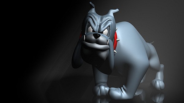 3D Dog - hdwallpaper4k