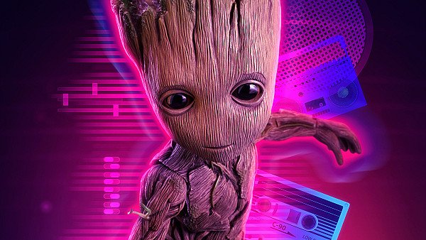 4k Baby Groot - hdwallpaper4k