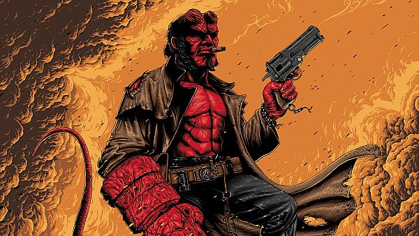 4k Hellboy Artwork wallpaper