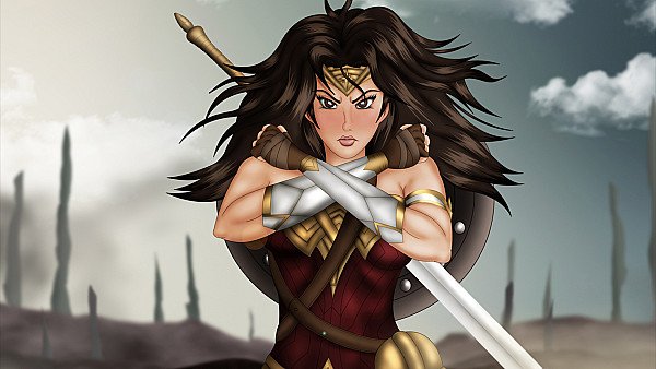 4k Wonder Woman Art - hdwallpaper4k