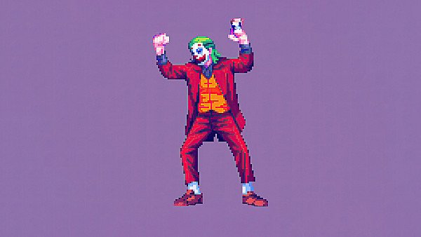 8 Bit Joker Dancing - hdwallpaper4k