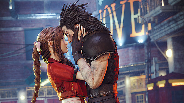 Aerith Gainsborough And Cloud Strife Final Fantasy 7 Remake 4k - hdwallpaper4k