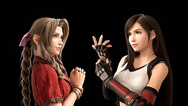 Aerith Tifa Final Fantasy VII Remake 2019 8k wallpaper