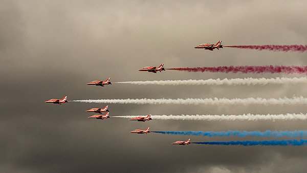 Air Show Aircraft Smoke - hdwallpaper4k