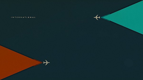 Airplane Minimalism wallpaper