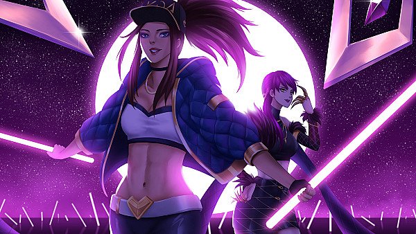 Akali And Evelynn wallpaper