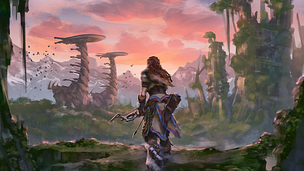 Aloy Horizon Zero Dawn Artwork 4k - hdwallpaper4k