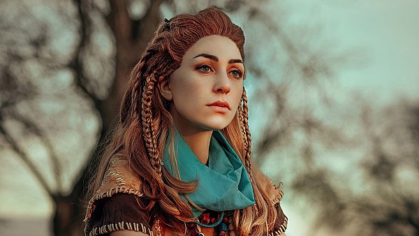 Aloy Horizon Zero Dawn Cosplay 4k - hdwallpaper4k