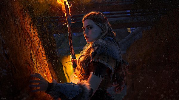 Aloy Horizon Zero Dawn Game Cosplay - hdwallpaper4k