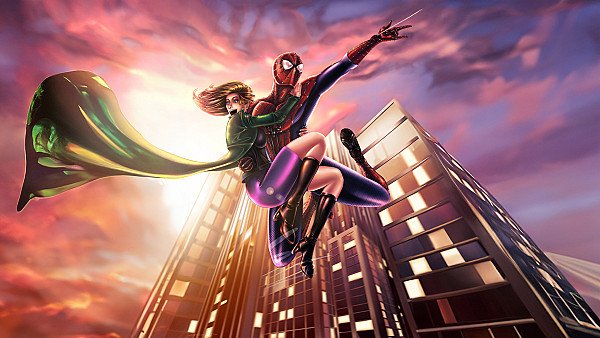 Amazing Spider Man Swinging With Gwen - hdwallpaper4k