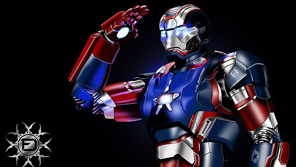 American War Machine Iron Patriot wallpaper