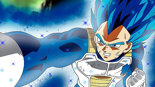 Anime Dragon Ball Super Vegeta SSJ Blue Full Power - hdwallpaper4k