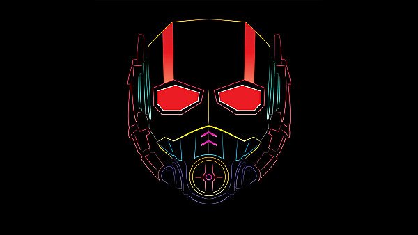 Ant Man Mask Minimalism 4k - hdwallpaper4k