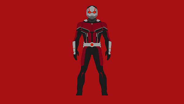 Ant Man Minimalism 4k wallpaper