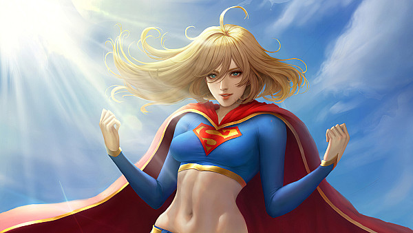 Art Supergirl 4k New - hdwallpaper4k