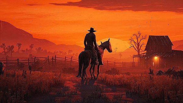 Arthur Morgan Evening Ride - hdwallpaper4k