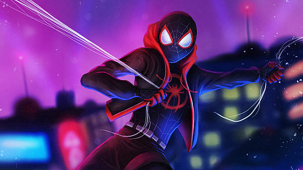 Artwork Miles Morales - hdwallpaper4k